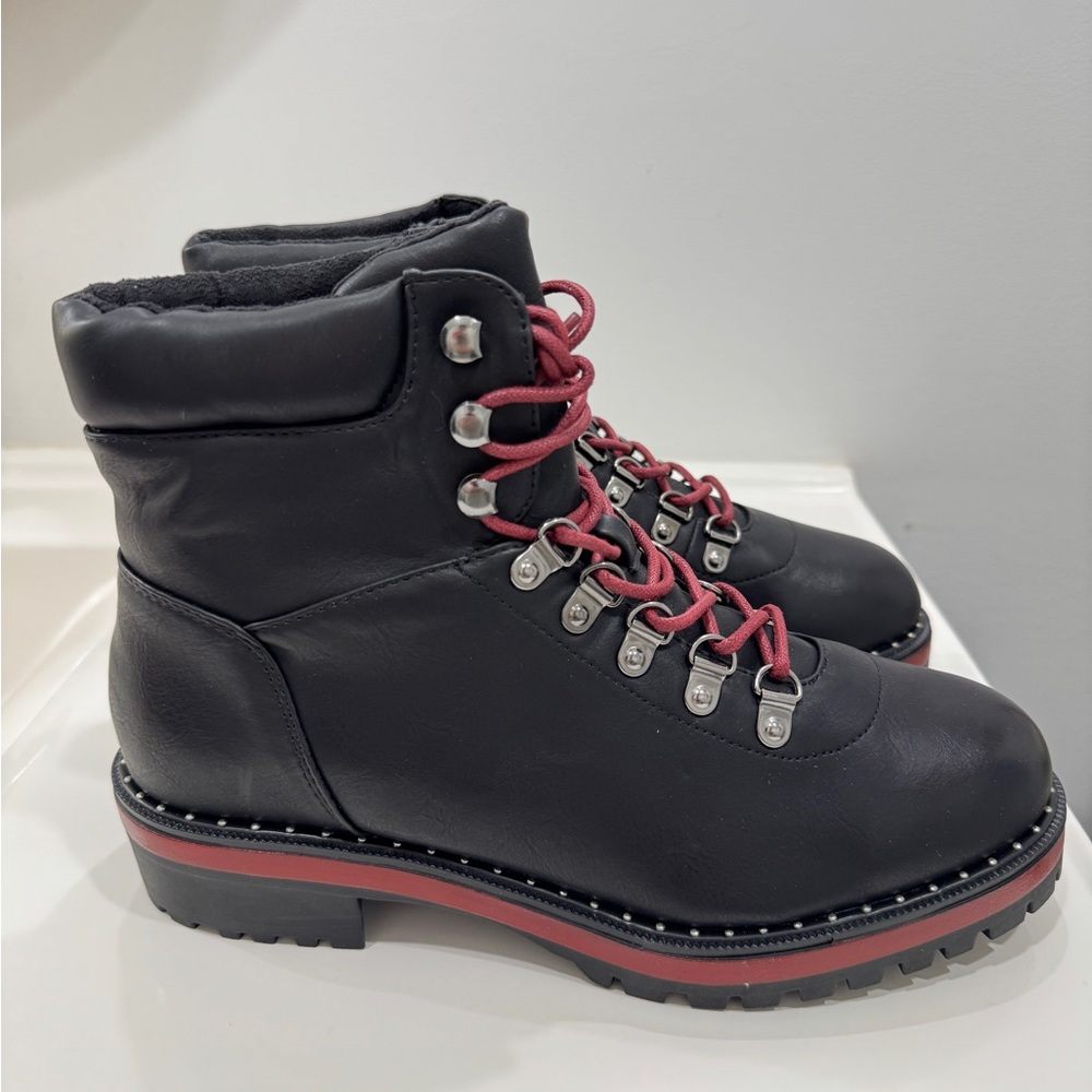 London Rag Combat Boots